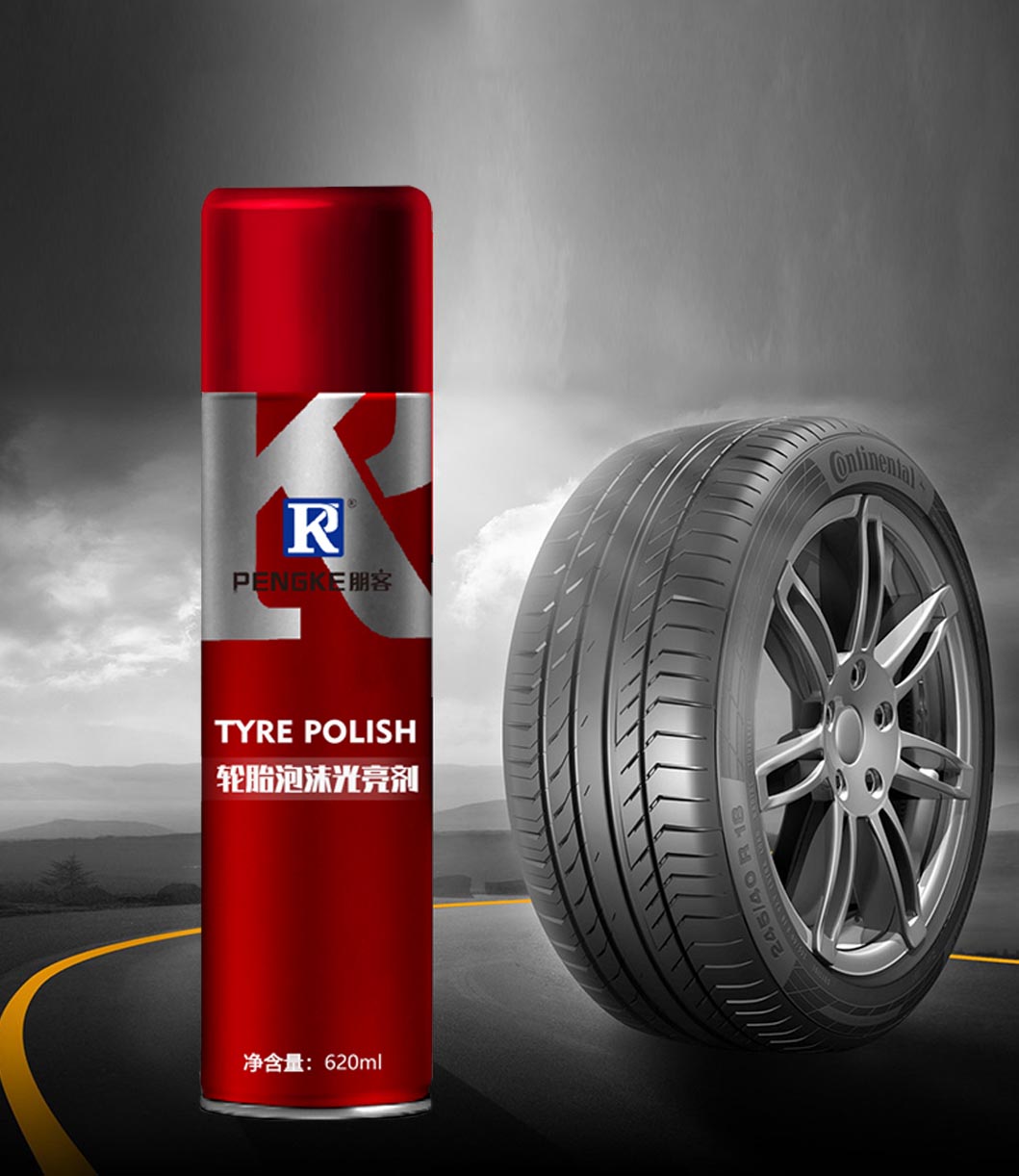 Car tyre foam and shine cleaner