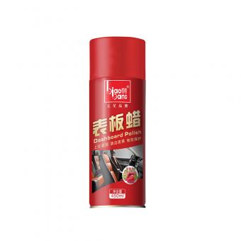 Dashboard wax polish spray