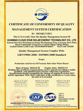 Honor Certificate of Five Stars Brand